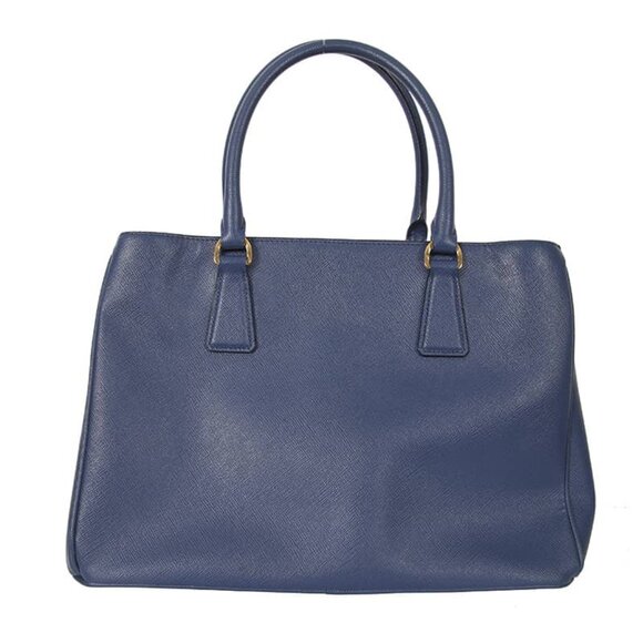 Prada Medium Galleria Blue Leather Hand Bag - Picture 4 of 16